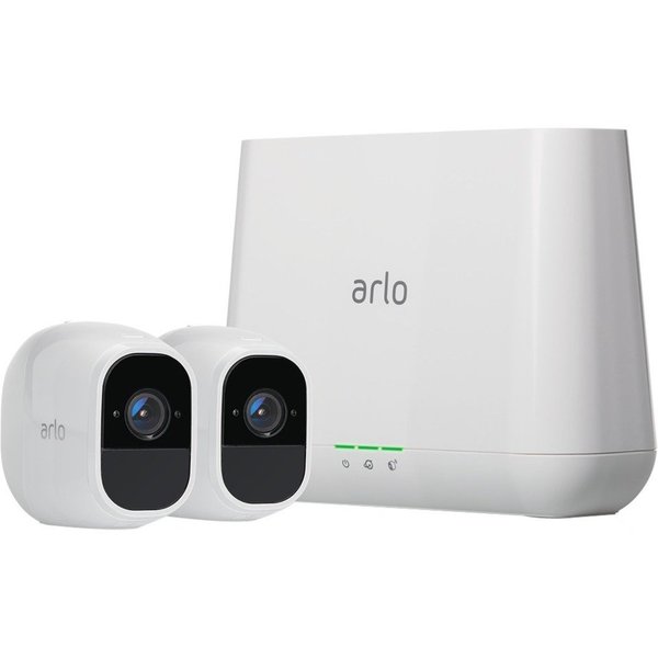 Netgear Arlo Pro 2 Wire Free Ind/Outdr 2Pack 1080P Siren Hd Audio VMS4230P-100NAS